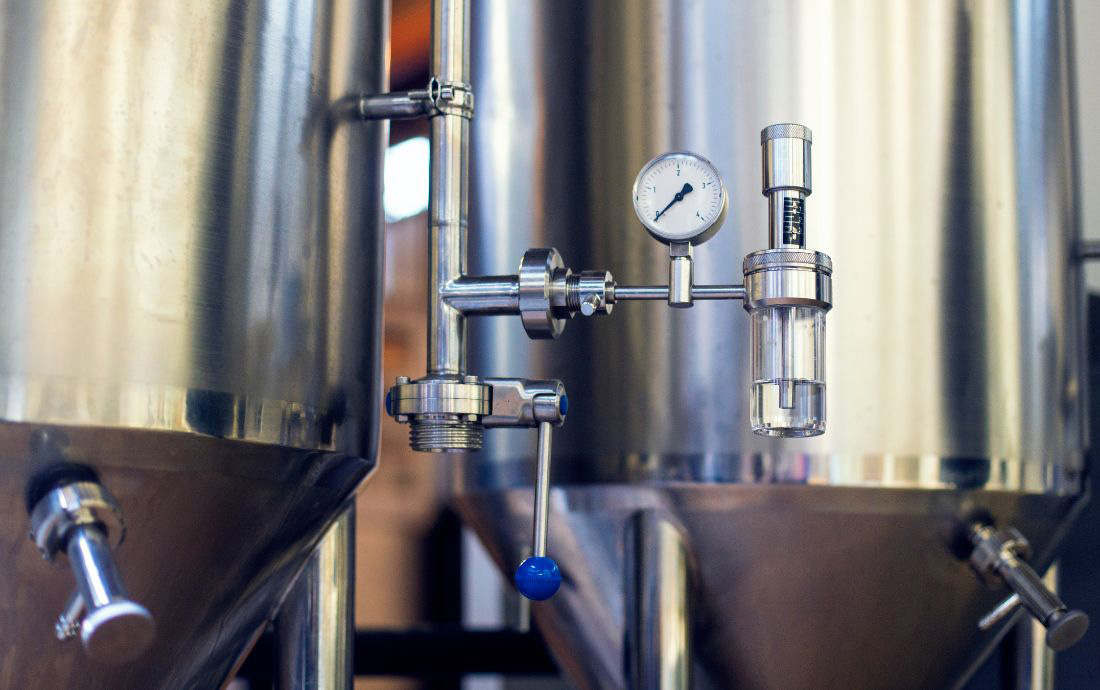Detailaufnahme aus einer Brauerei
